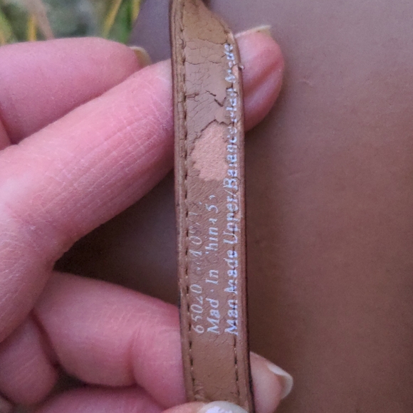 Clarks Tan Salon Spirit Flip-Flop Sandals - Picture 9 of 14